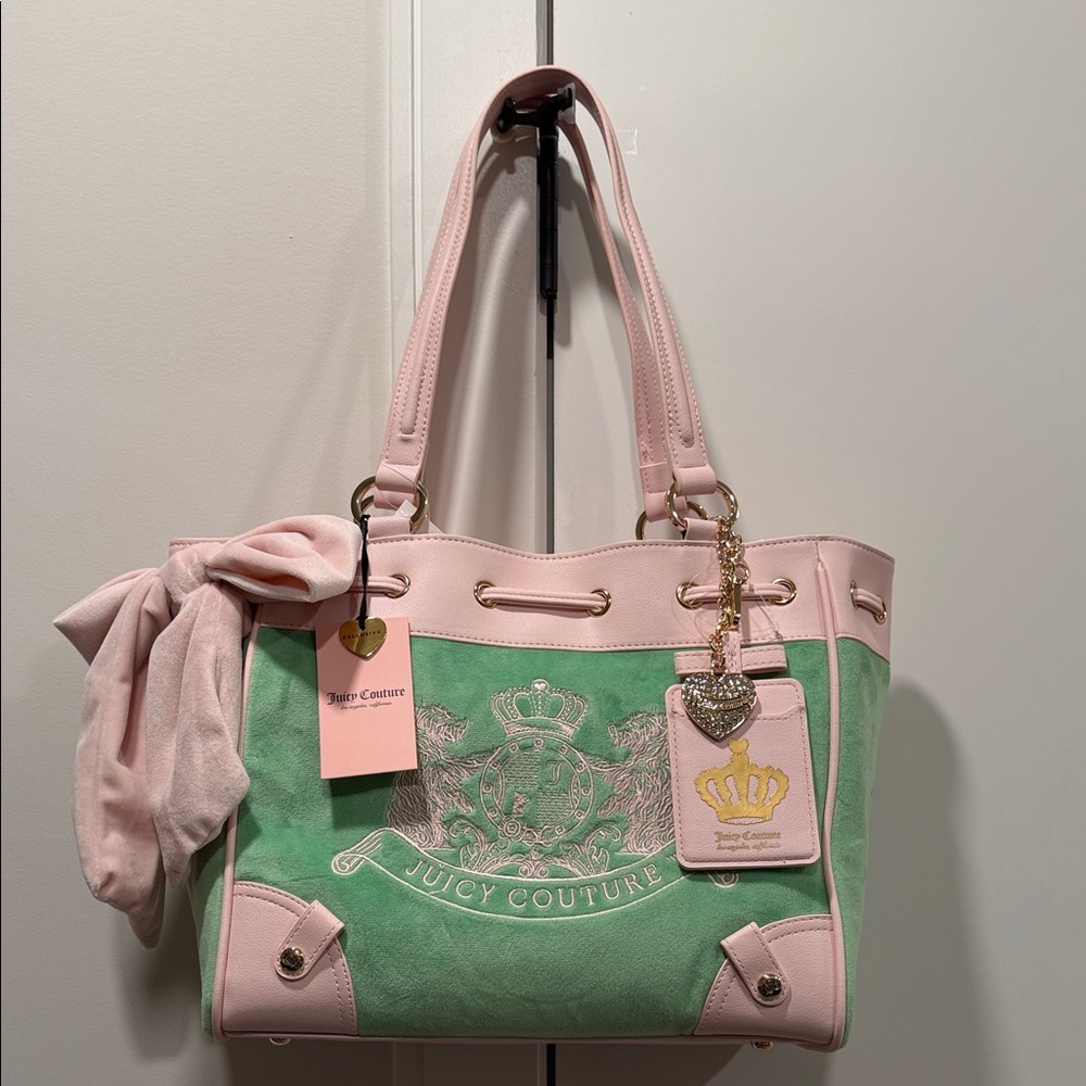 Juicy Couture Scottie Dogs Daydreamer in Retro Green/Powder